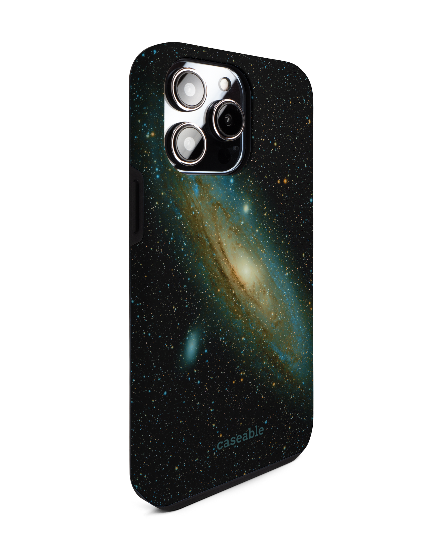 Outer Space Premium Phone Case for Apple iPhone 14 Pro Max: View from the left side