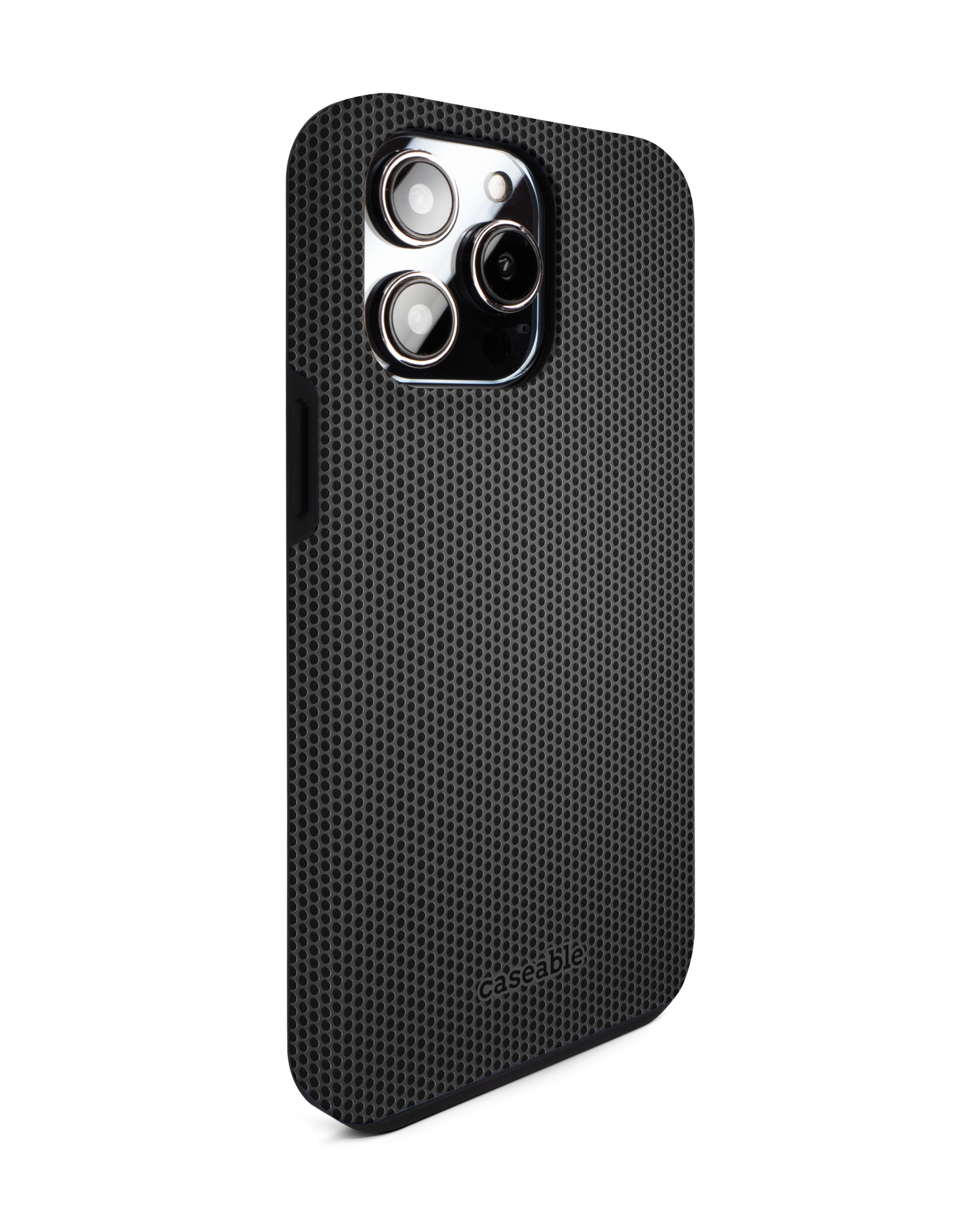 Carbon II Premium Phone Case for Apple iPhone 14 Pro Max: View from the left side