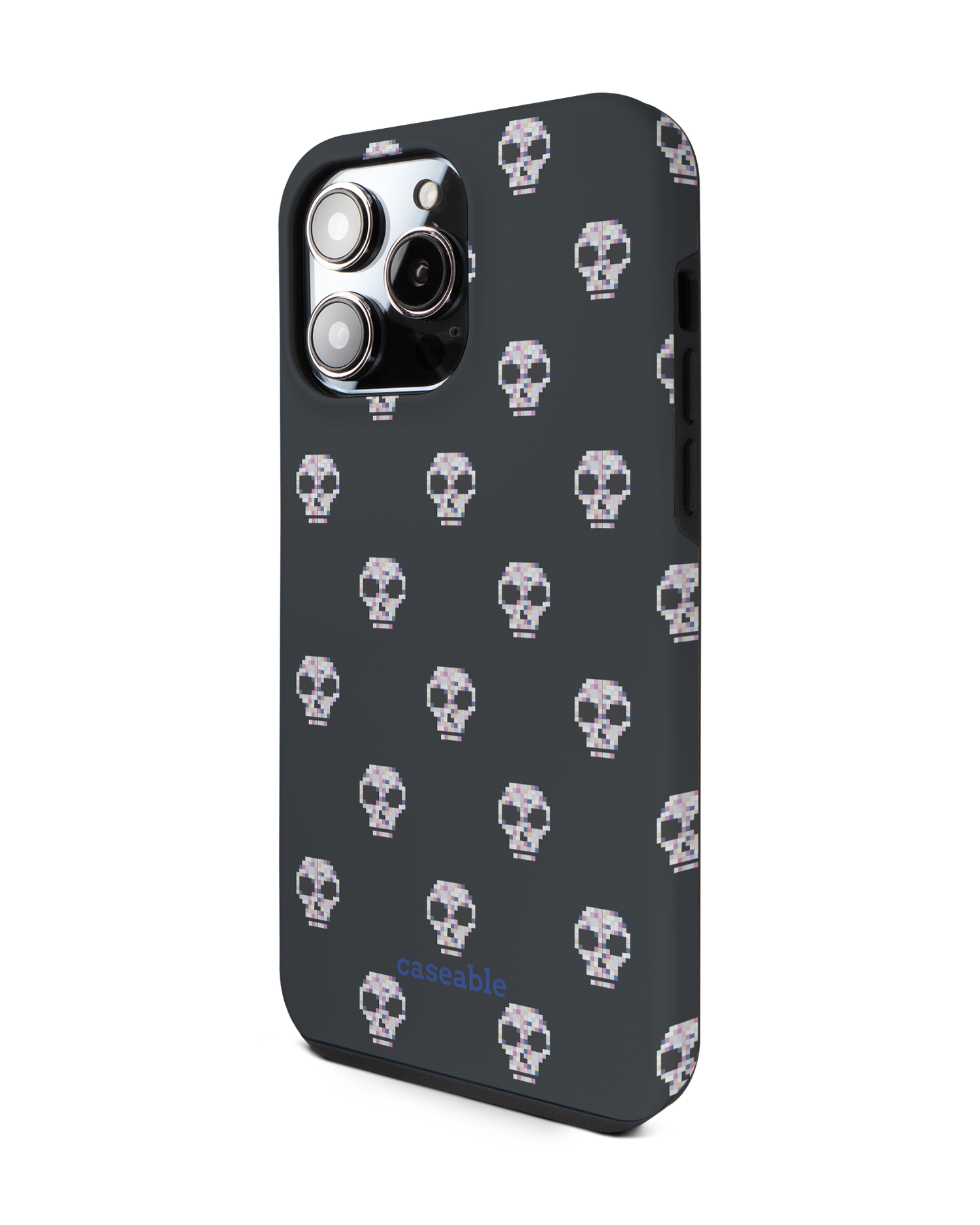 Digital Skulls Premium Phone Case for Apple iPhone 14 Pro Max: View from the right side