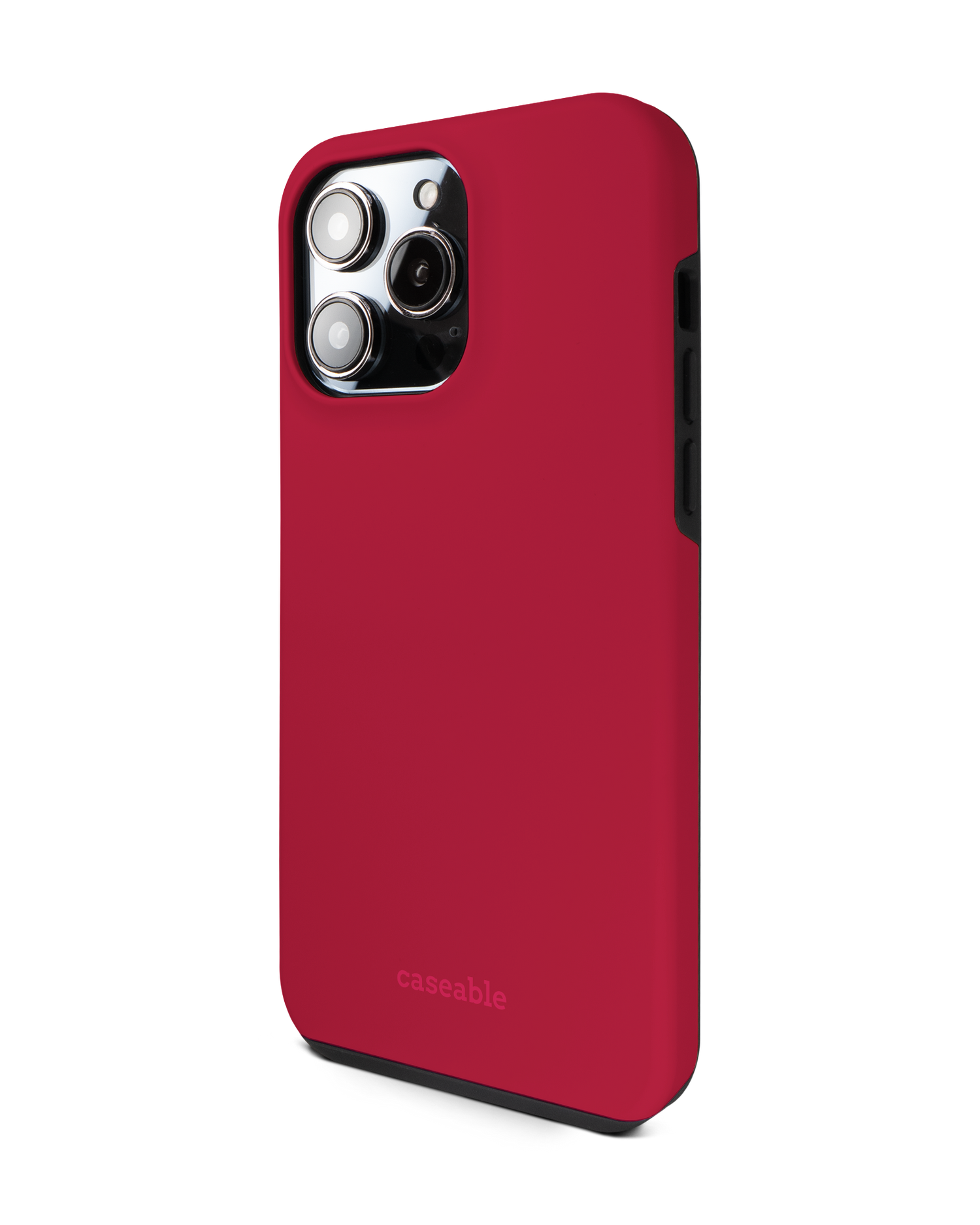RED Premium Phone Case for Apple iPhone 14 Pro Max: View from the right side