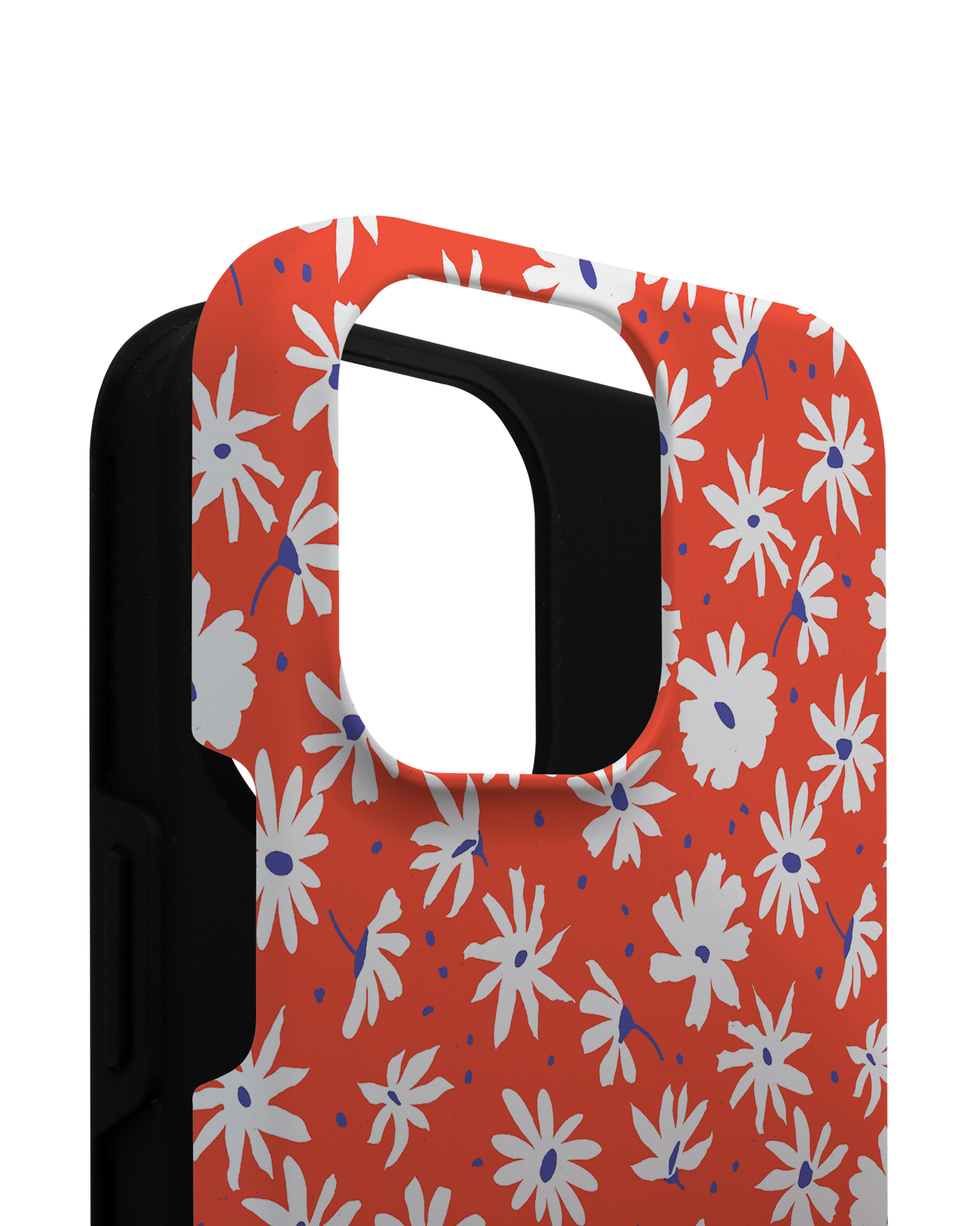 Retro Daisy Premium Phone Case for Apple iPhone 14 Pro Max consisting of 2 parts