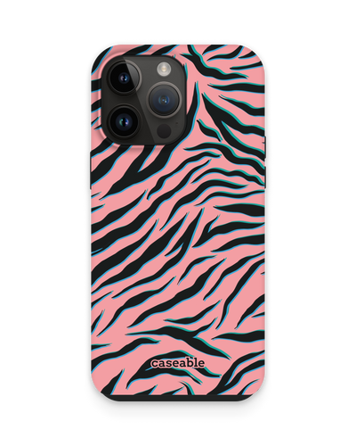 Pink Zebra Premium Phone Case for Apple iPhone 15 Pro Max