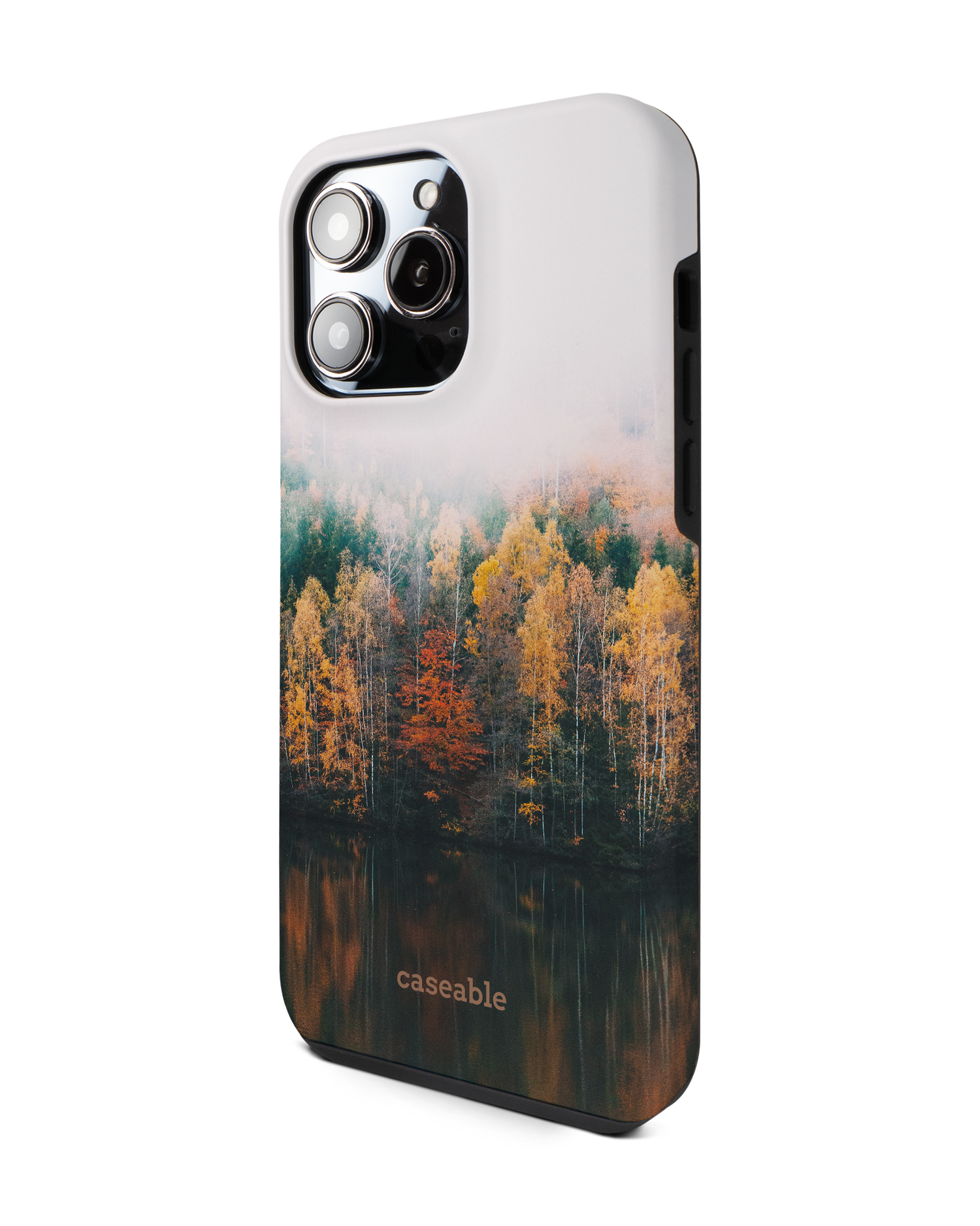 Fall Fog Premium Phone Case for Apple iPhone 14 Pro Max: View from the right side