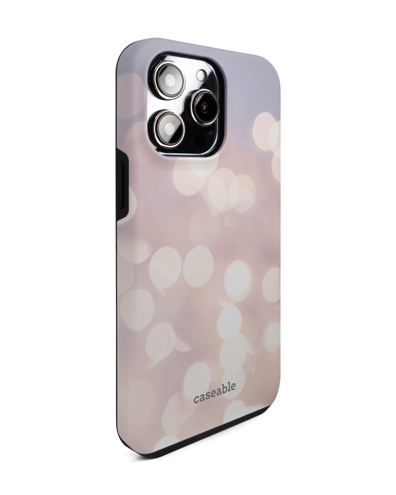 Winter Lights Premium Phone Case for Apple iPhone 14 Pro Max: View from the left side