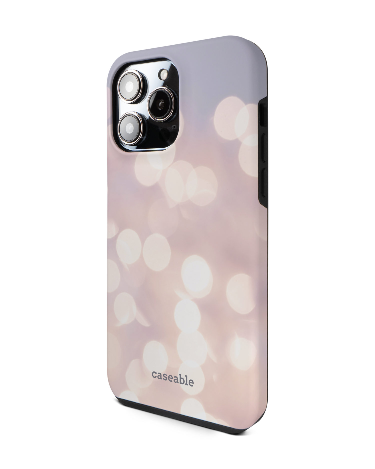 Winter Lights Premium Phone Case for Apple iPhone 14 Pro Max: View from the right side