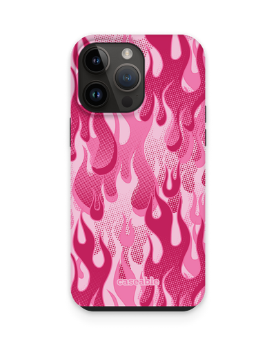Pink Flames Premium Phone Case for Apple iPhone 14 Pro Max