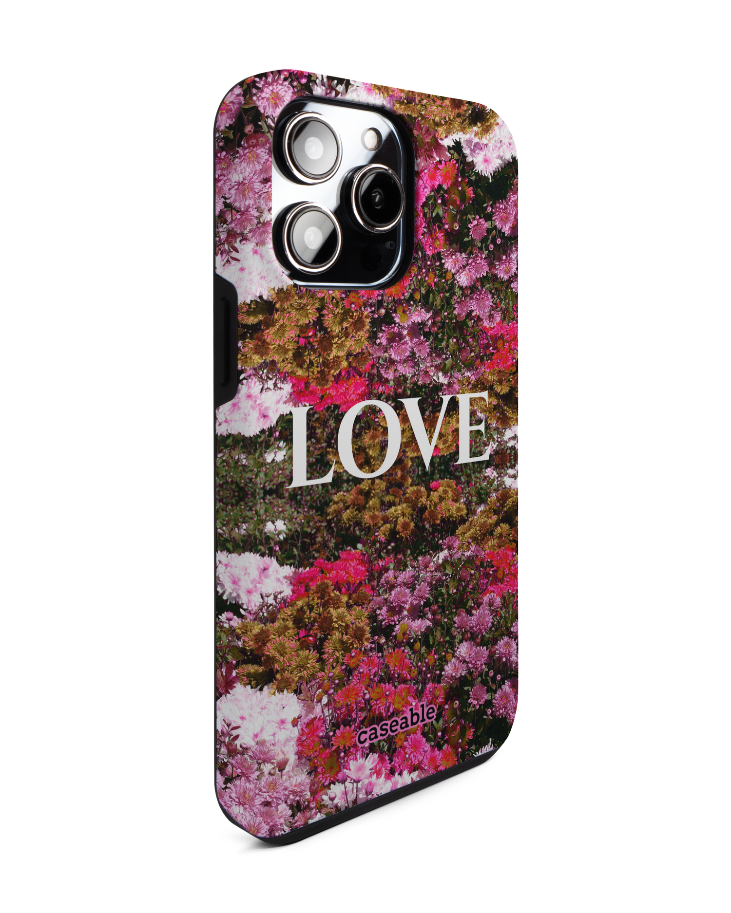 Luxe Love Premium Phone Case for Apple iPhone 14 Pro Max: View from the left side
