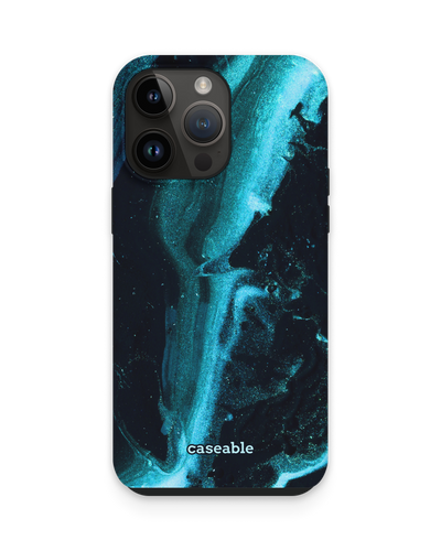 Deep Turquoise Sparkle Premium Phone Case for Apple iPhone 14 Pro Max