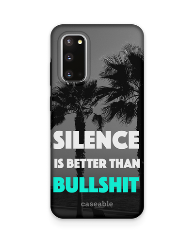 Silence is Better Premium Phone Case Samsung Galaxy S20