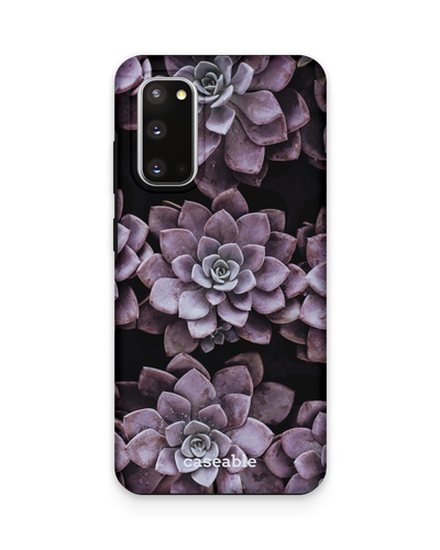 Purple Succulents Premium Phone Case Samsung Galaxy S20