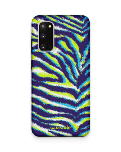 Neon Zebra Premium Phone Case Samsung Galaxy S20