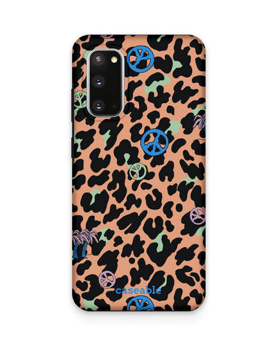 Leopard Peace Palms Premium Phone Case Samsung Galaxy S20