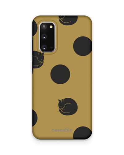 Polka Cats Premium Phone Case Samsung Galaxy S20