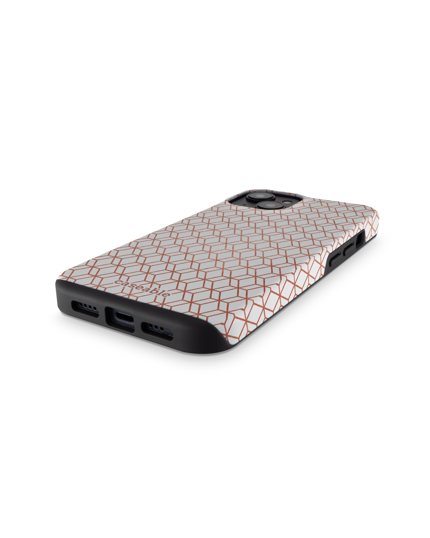 Morning Pattern Premium Phone for Apple iPhone 14: Bottom View