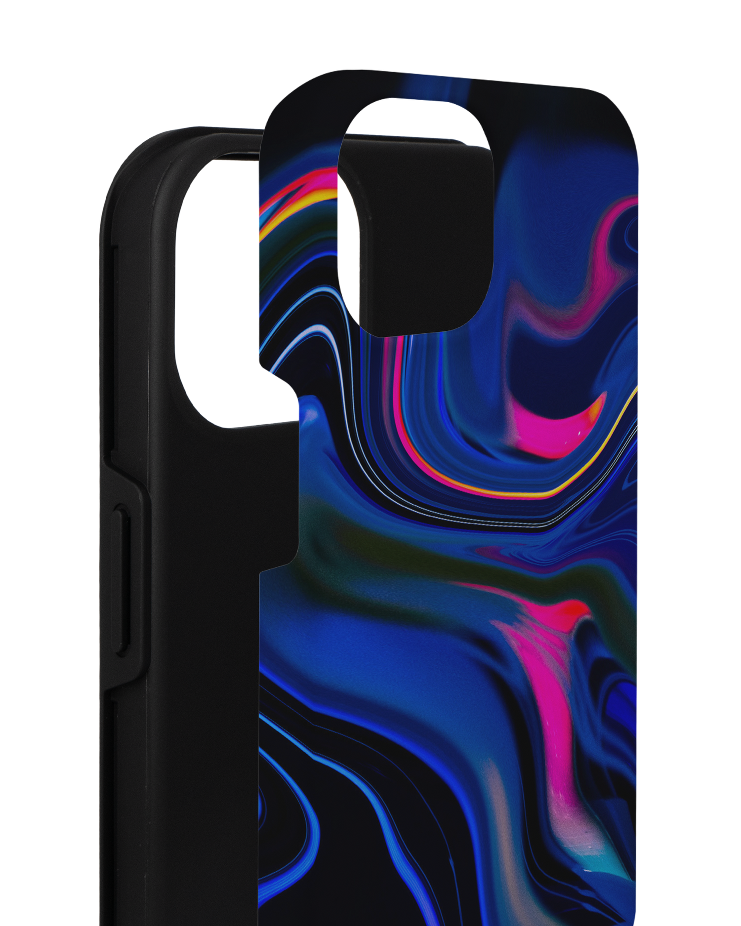 Space Swirl Premium Phone for Apple iPhone 14 consisting of 2 parts