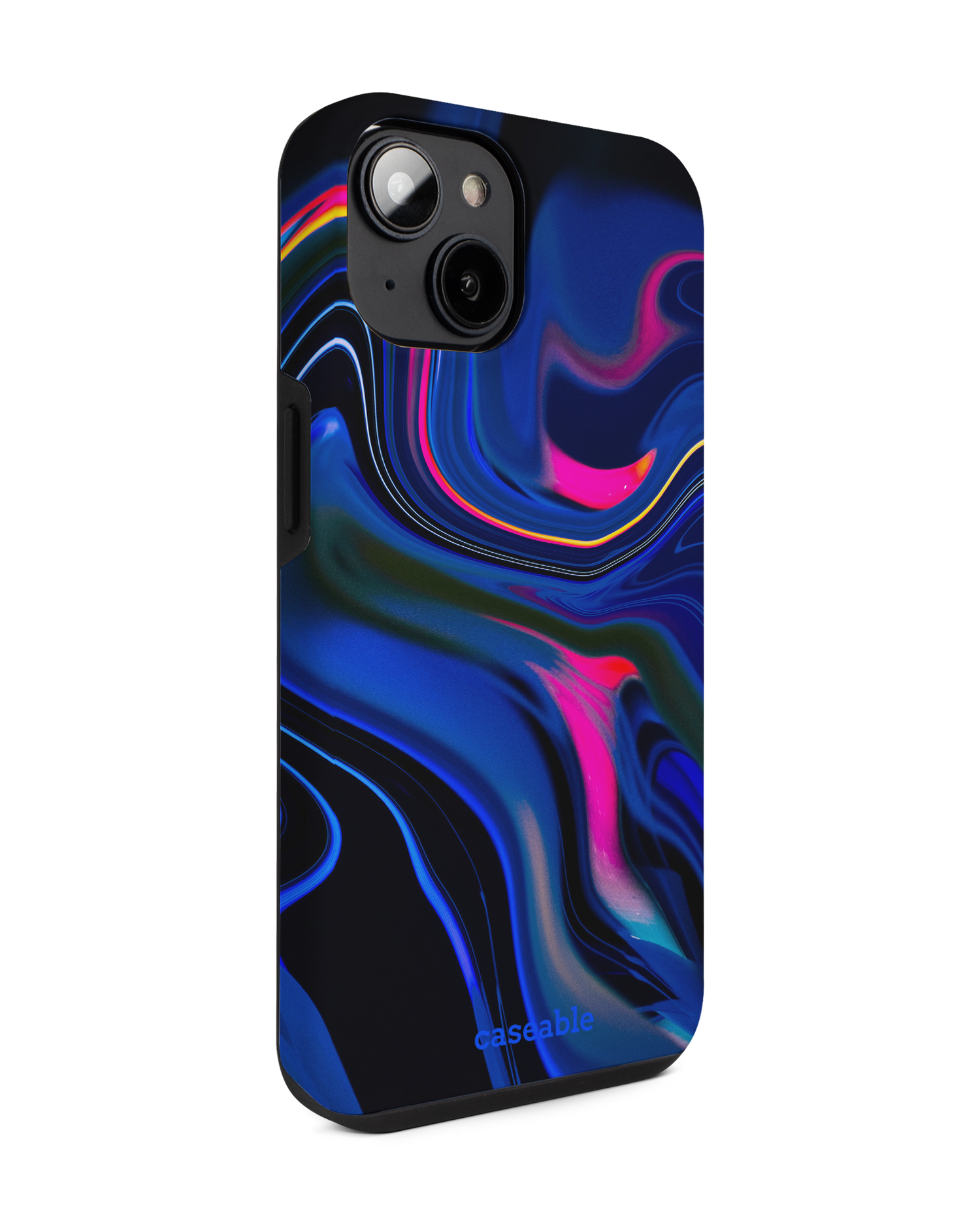 Space Swirl Premium Phone for Apple iPhone 14: View from the left side