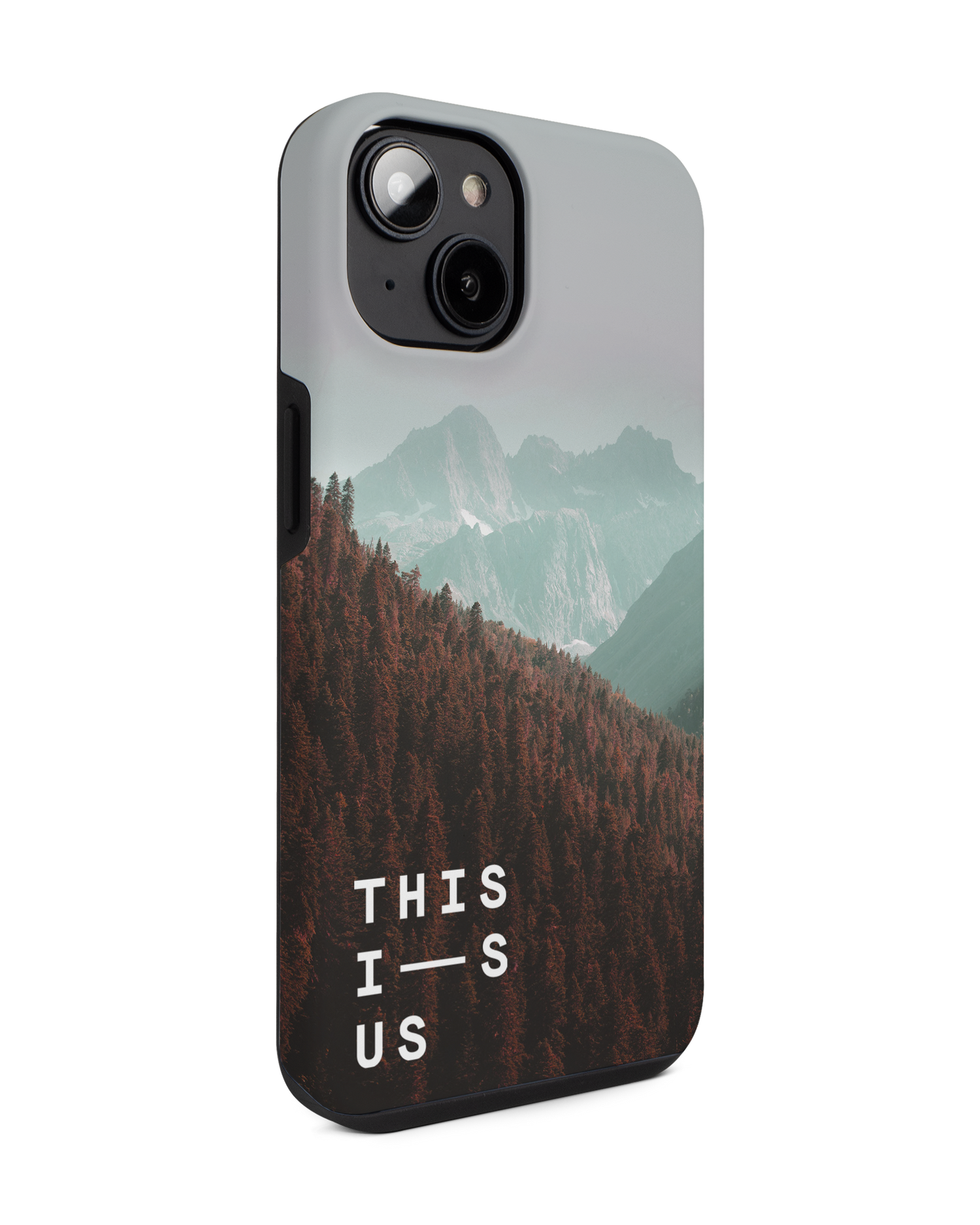 Into the Woods Premium Phone for Apple iPhone 14: View from the left side