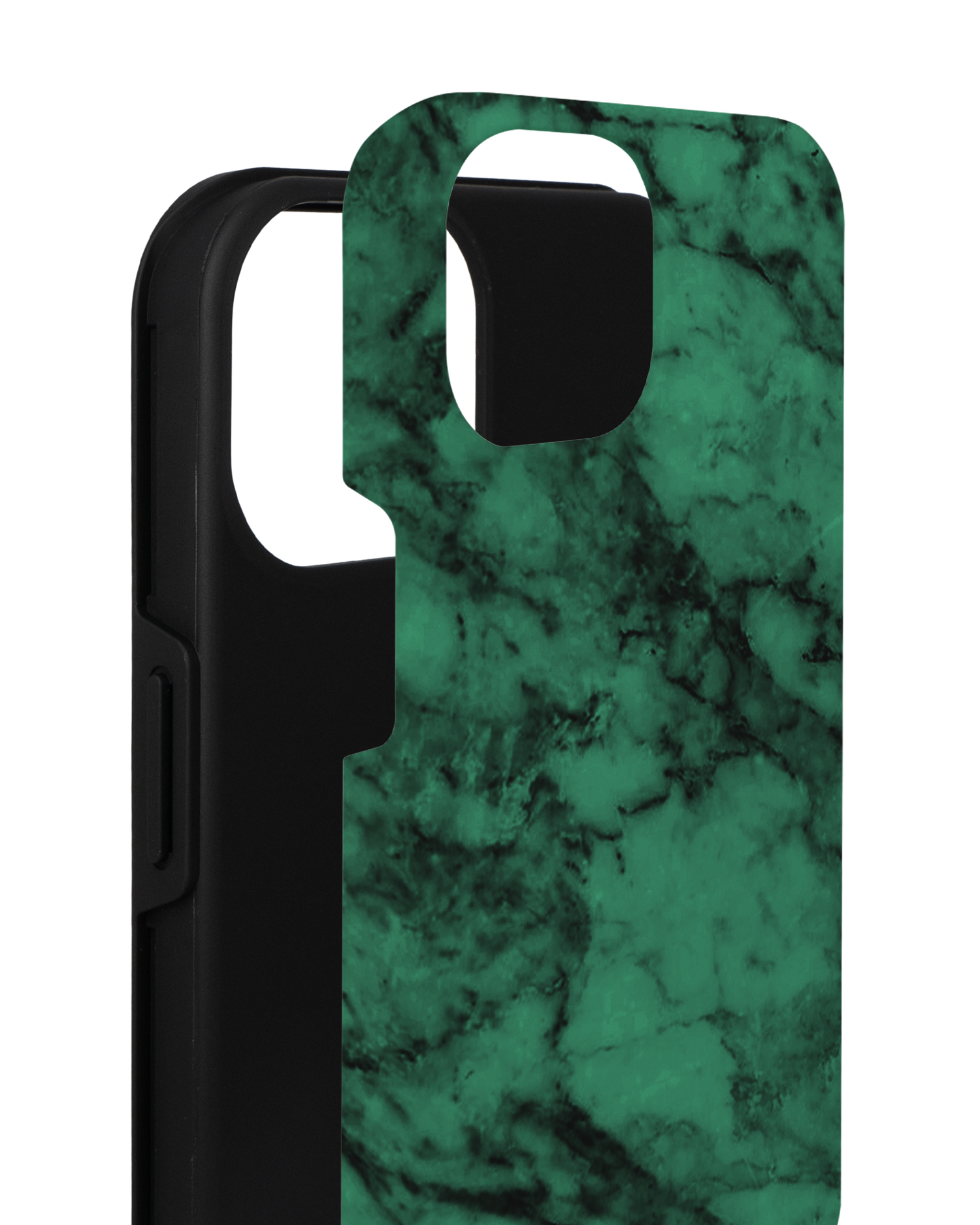 Green Marble Premium Phone for Apple iPhone 14 consisting of 2 parts
