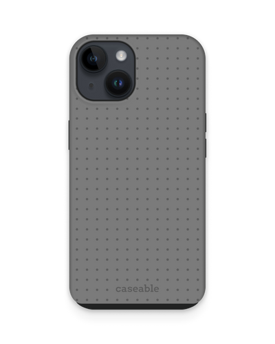Dot Grid Grey Premium Phone for Apple iPhone 14