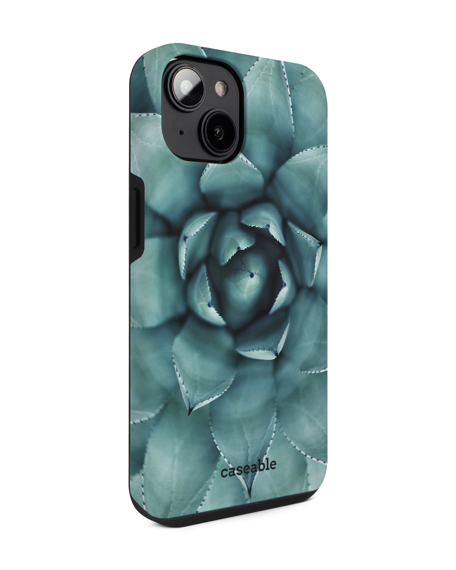 Beautiful Succulent Premium Phone for Apple iPhone 14: View from the left side