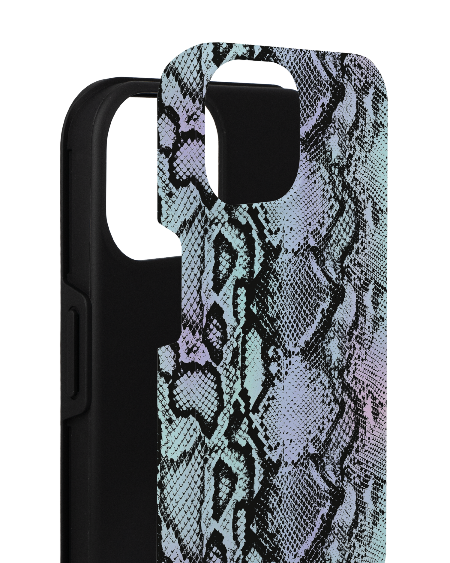 Groovy Snakeskin Premium Phone for Apple iPhone 14 consisting of 2 parts