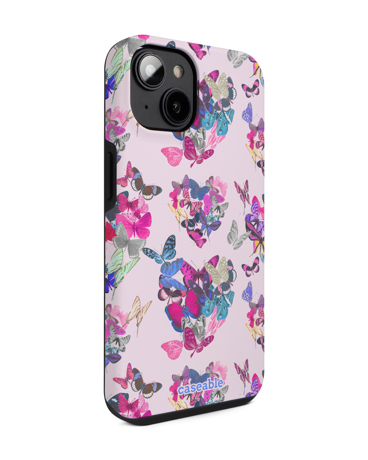 Butterfly Love Premium Phone for Apple iPhone 14: View from the left side