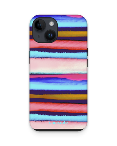 Watercolor Stripes Premium Phone for Apple iPhone 14