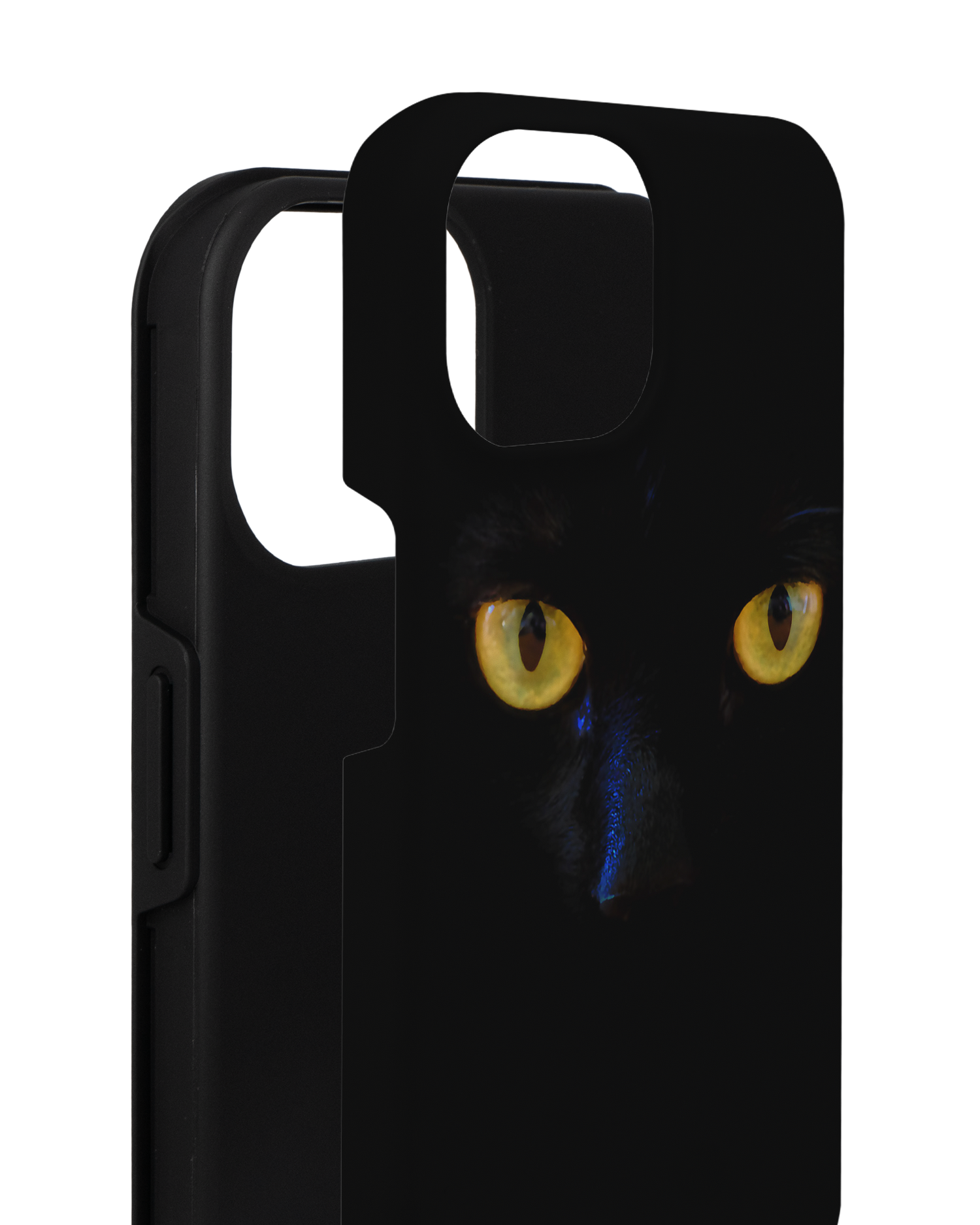 Black Cat Premium Phone for Apple iPhone 14 consisting of 2 parts