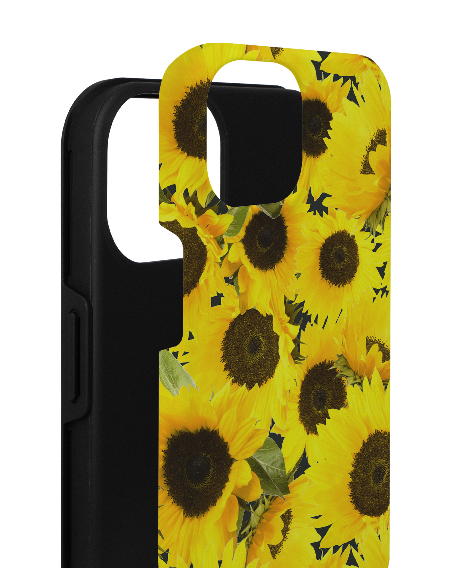 Sunflowers Premium Phone for Apple iPhone 14 consisting of 2 parts
