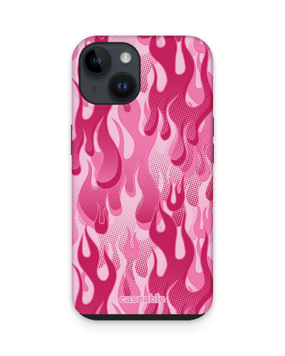 Pink Flames Premium Phone for Apple iPhone 15