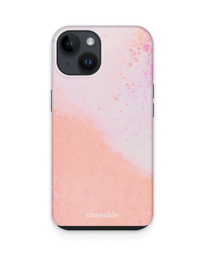 Peaches & Cream Marble Premium Phone for Apple iPhone 14