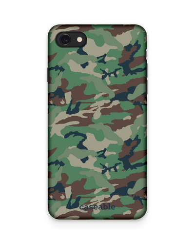 Green and Brown Camo Premium Phone Case Apple iPhone 7, Apple iPhone 8, Apple iPhone SE (2020), Apple iPhone SE (2022)