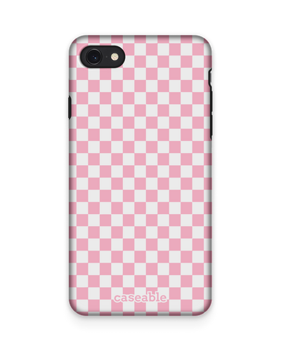 Pink Checkerboard Premium Phone Case Apple iPhone 7, Apple iPhone 8, Apple iPhone SE (2020), Apple iPhone SE (2022)