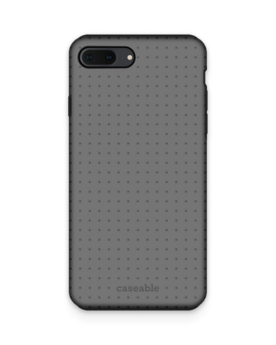 Dot Grid Grey Premium Phone Case Apple iPhone 7 Plus, Apple iPhone 8 Plus