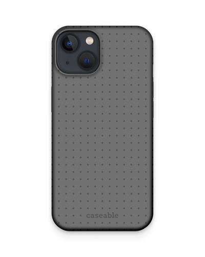 Dot Grid Grey Premium Phone Case Apple iPhone 13