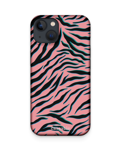 Pink Zebra Premium Phone Case Apple iPhone 13