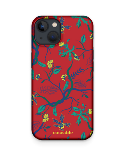 Ultra Red Floral Premium Phone Case Apple iPhone 13