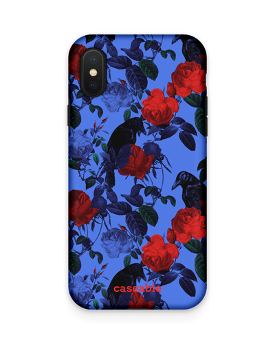 Roses And Ravens Premium Phone Case Apple iPhone X, Apple iPhone XS