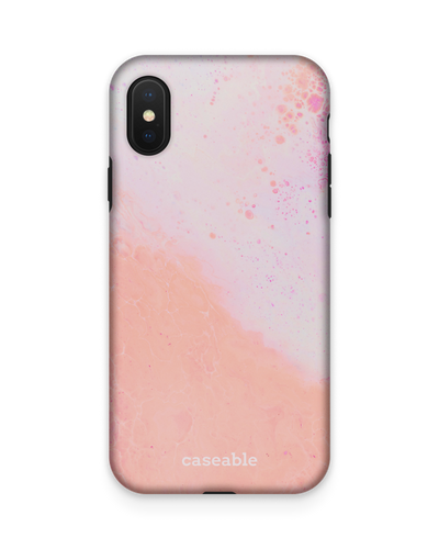 Peaches & Cream Marble Premium Phone Case Apple iPhone X, Apple iPhone XS