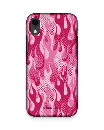 Pink Flames Premium Phone Case Apple iPhone XR