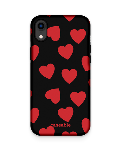 Repeating Hearts Premium Phone Case Apple iPhone XR