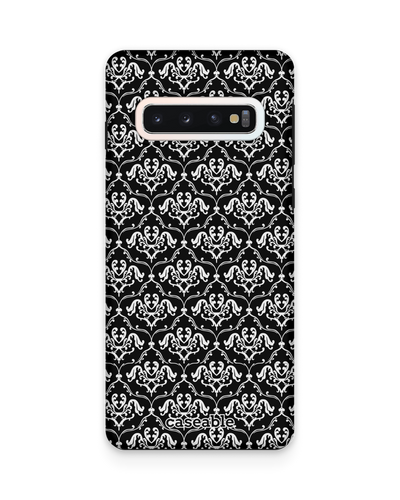 Black French Lillies Premium Phone Case Samsung Galaxy S10