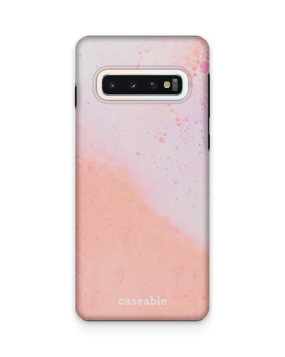 Peaches & Cream Marble Premium Phone Case Samsung Galaxy S10