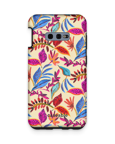 Painterly Spring Leaves Premium Phone Case Samsung Galaxy S10e