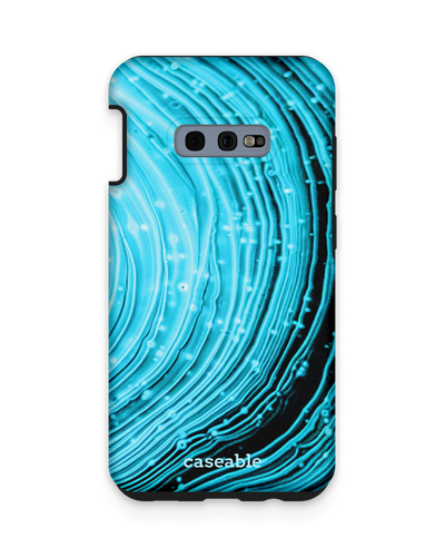 Turquoise Ripples Premium Phone Case Samsung Galaxy S10e