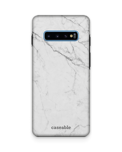 White Marble Premium Phone Case Samsung Galaxy S10 Plus