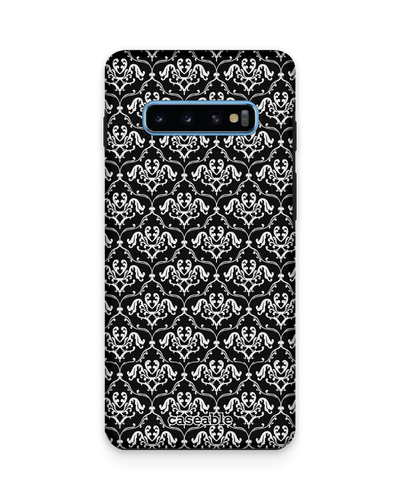 Black French Lillies Premium Phone Case Samsung Galaxy S10 Plus