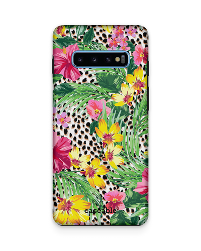 Tropical Cheetah Premium Phone Case Samsung Galaxy S10 Plus