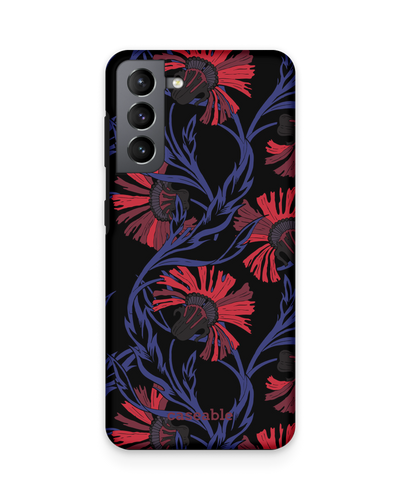 Midnight Floral Premium Phone Case Samsung Galaxy S21