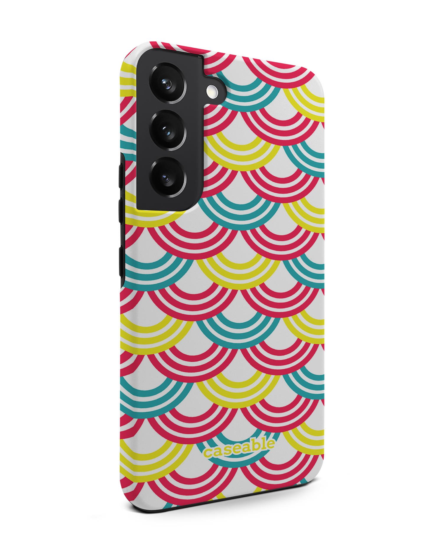 Rainbow Premium Phone Case Samsung Galaxy S22 5G: View from the left side